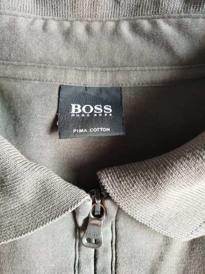 Polo vintage manches longues homme Hugo Boss taille M - photo numéro 2
