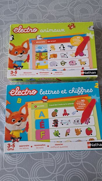 Electro lettres chiffres et animaux