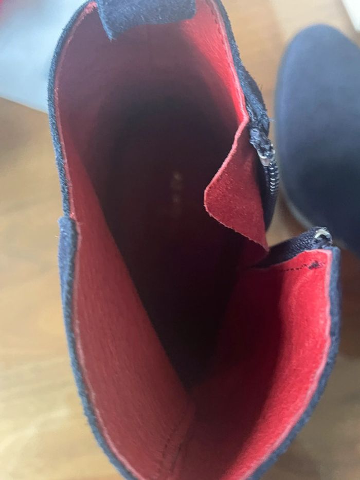 Bottines daim bleues Alejandra Cuplé - photo numéro 2
