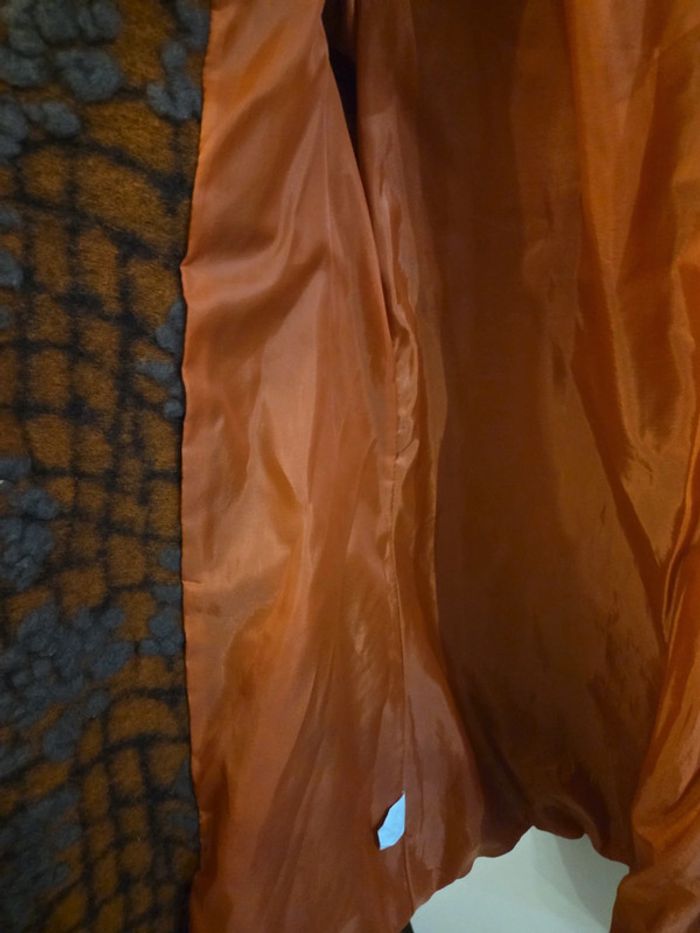 Veste Rouille/orange/marron Julie Mode XXL (manque 1 bouton 4eme photo) - photo numéro 3