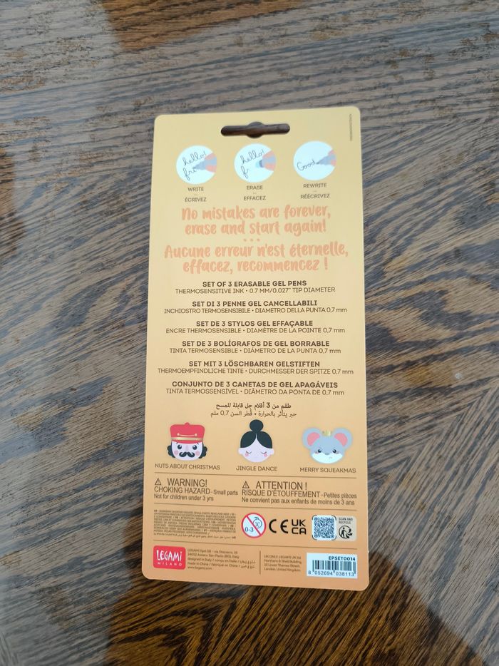 Stylos effaçables legami noël - photo numéro 2