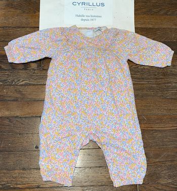 combinaison liberty Cyrillus  6 mois