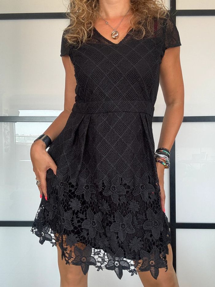 Robe dentelle noire Comptoir des Cotonniers 38