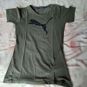 Tee-shirt vert, Puma, Taille S