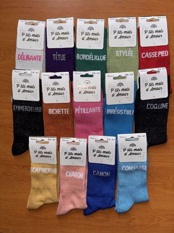 CHAUSSETTE PAILLETTES