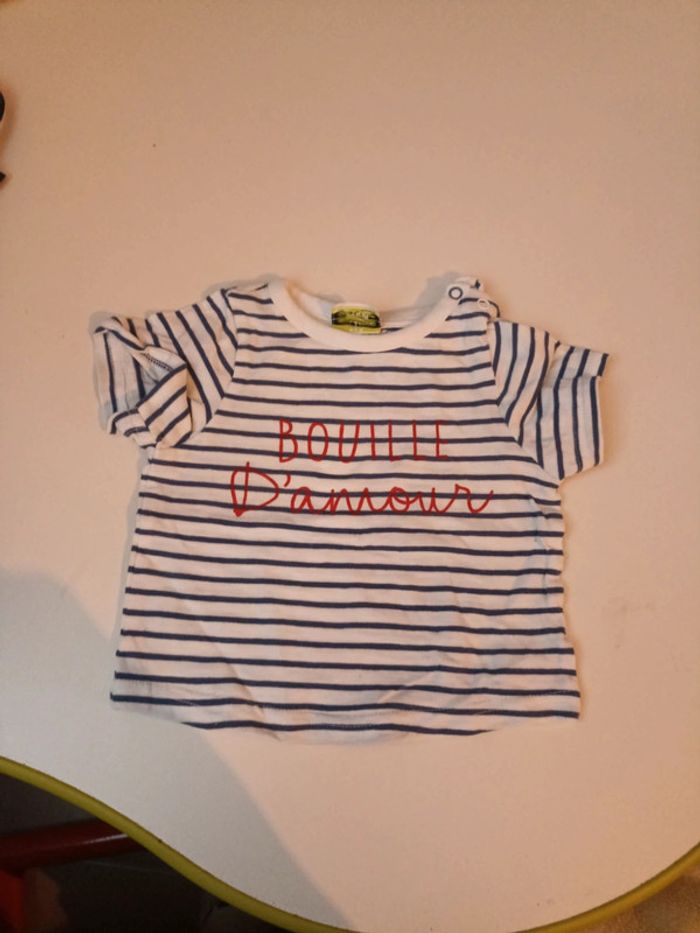 Tee shirt manche courte tape a l'oeil 3 mois