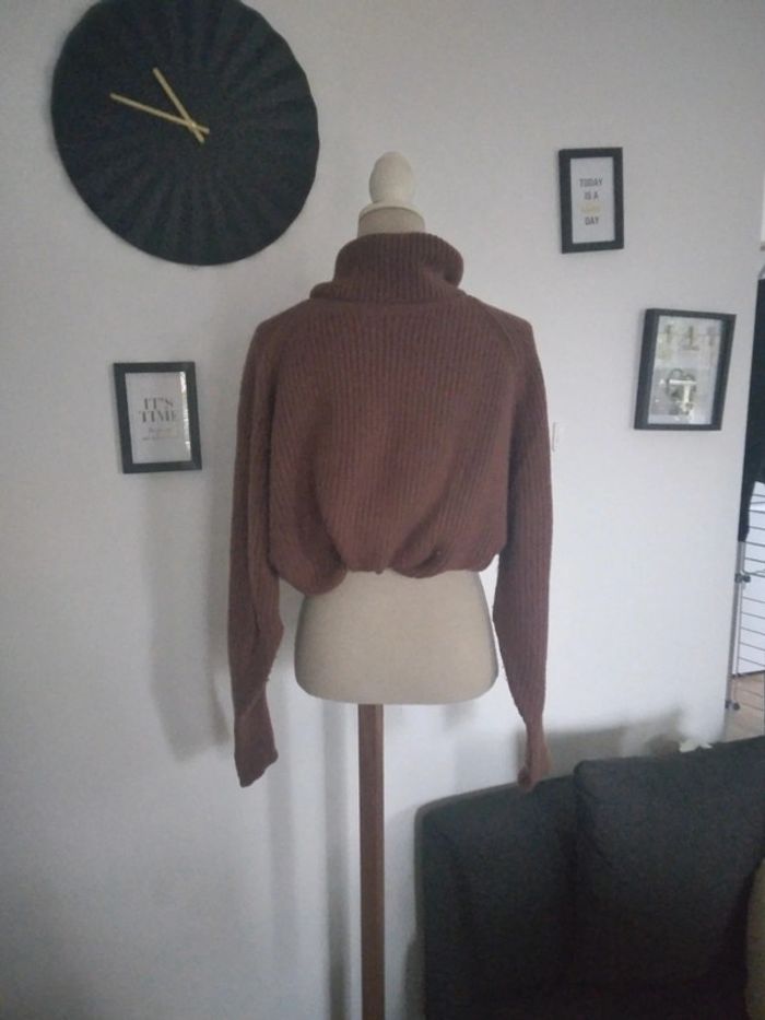 🌸Pull marron à col roulé🌸 - photo numéro 3