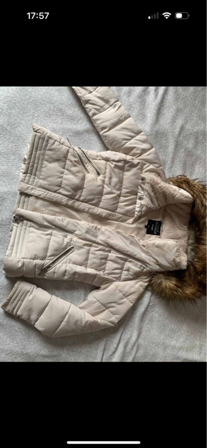 Blouson blanc/crème femme - photo numéro 7