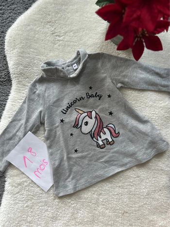 Pull ~ licorne ~ 18 mois