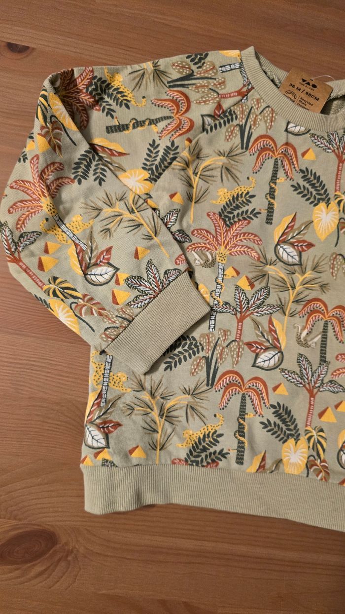 (Neuf non porté)🏷🥰💙💙💙superbe sweat molleton 36mois garçon 🥰💙 - photo numéro 5