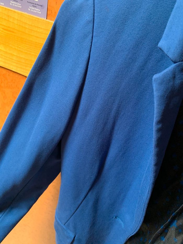 Blazer bleu taille M - photo numéro 3
