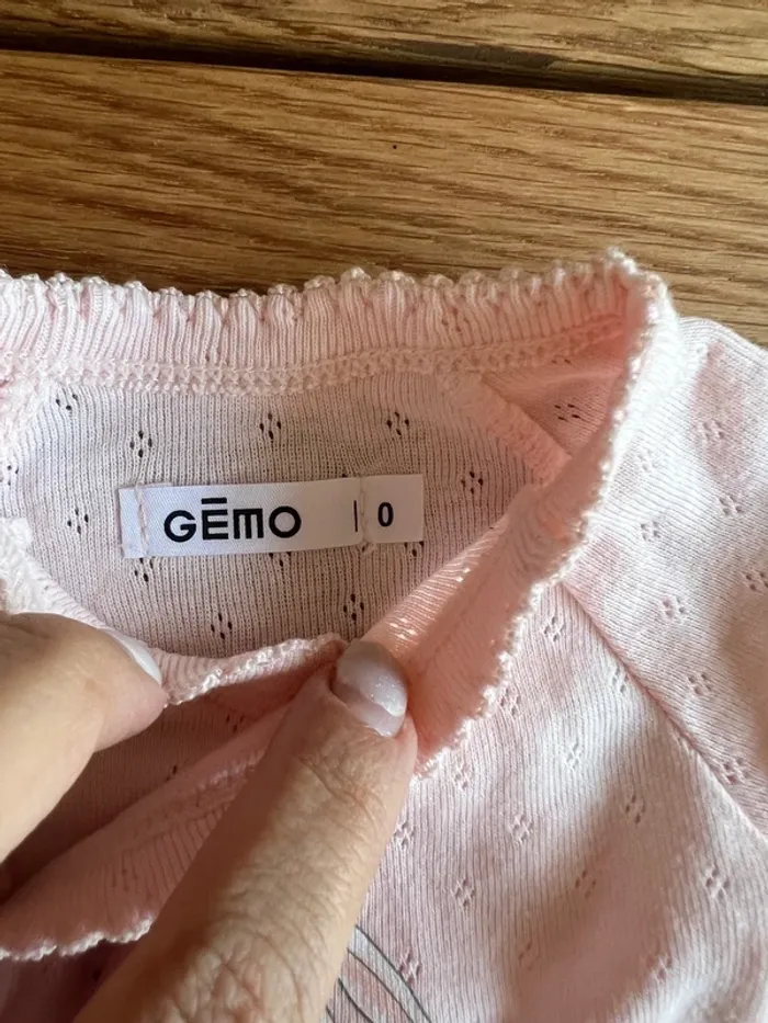 Lot maternité naissance – cache-cœur, pantalon, bavoir, mixte - photo numéro 5