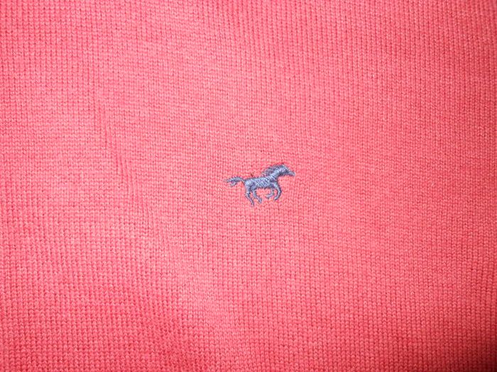 Gilet cardigan homme MUSTANG taille L couleur brique - photo numéro 4