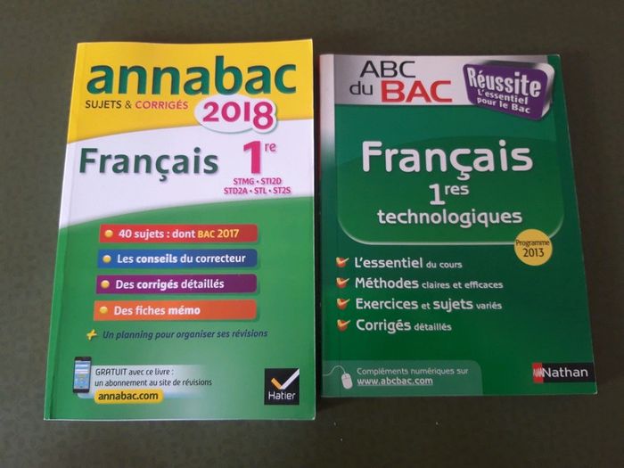 Livres prépa bac français première technologieque