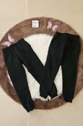 Lot de 2 jogging chaud noir 6 ans