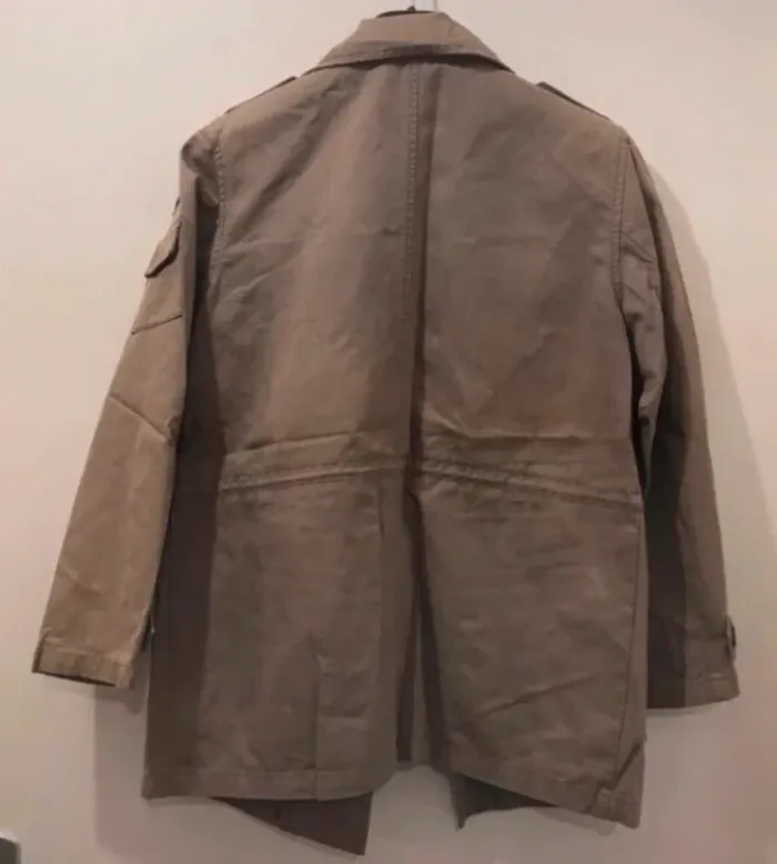 Veste militaire kiabi beige manches longues tailles 36 - photo numéro 3
