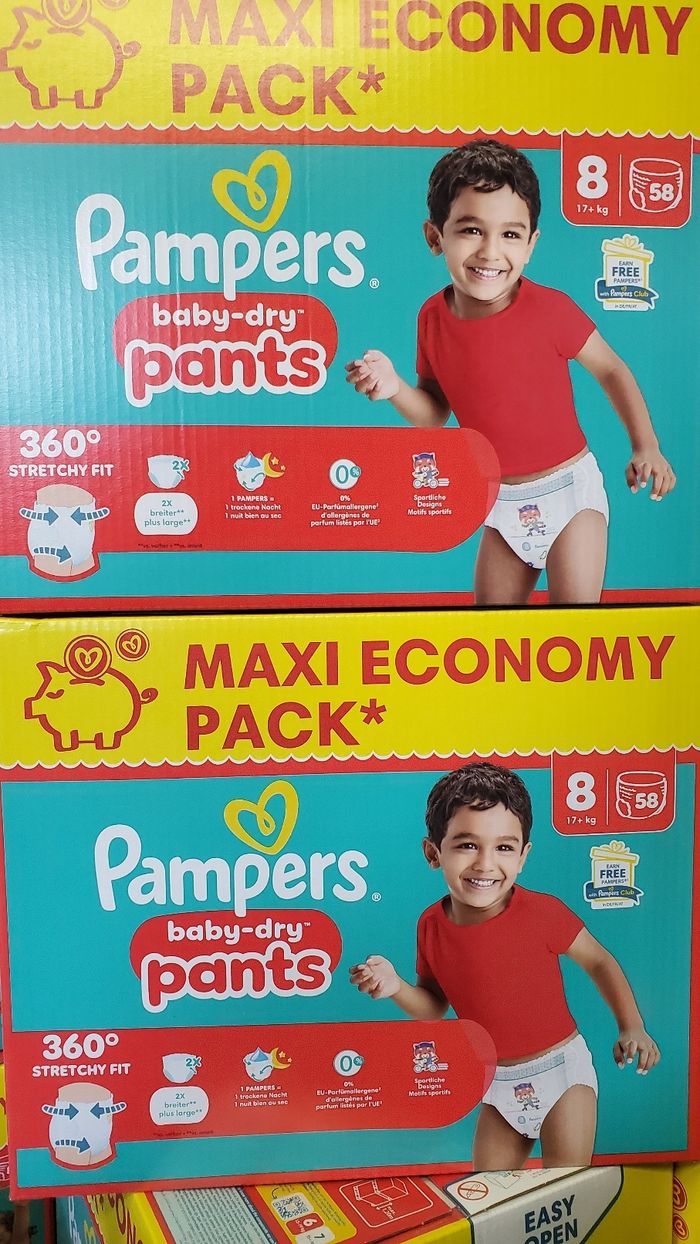 Couches Culottes pampers taille 8, 116 Culottes.