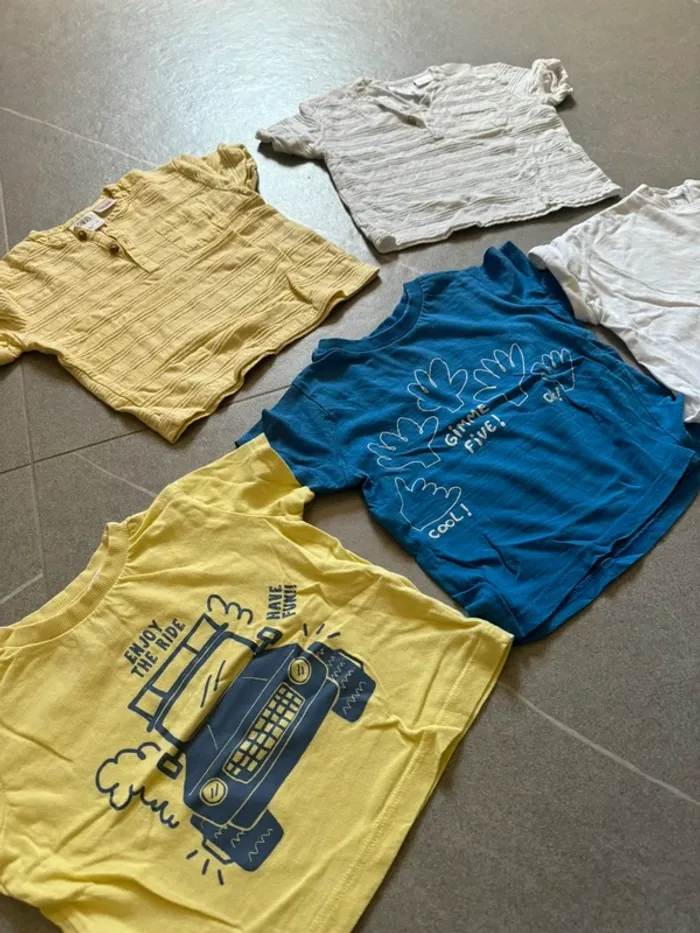 Lot de T-shirt bébé - photo numéro 3