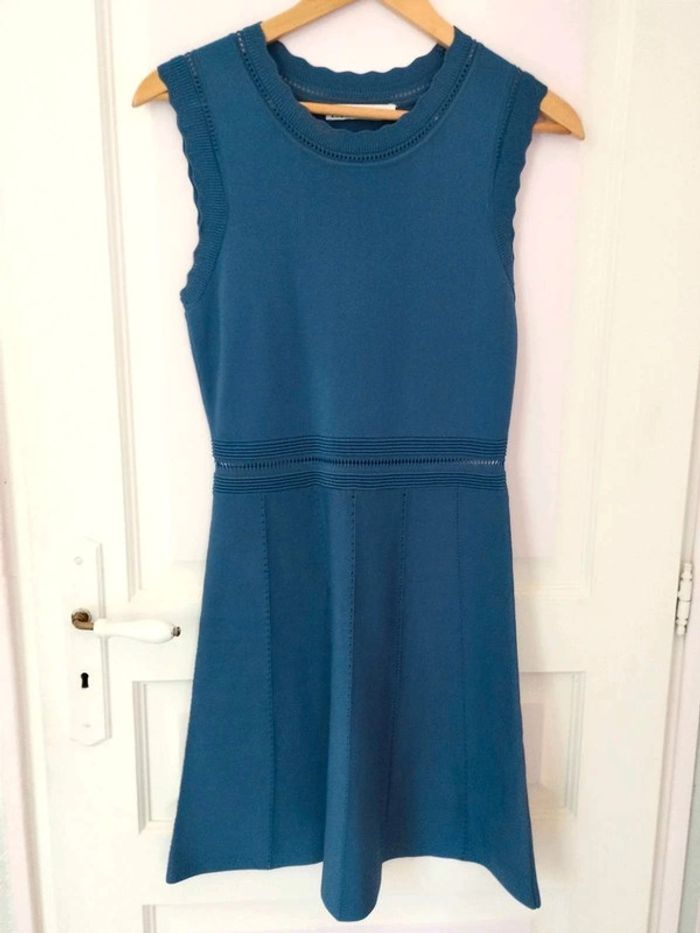 Robe patineuse  bleue  -  Zara - M  -  Comme Neuve - photo numéro 3