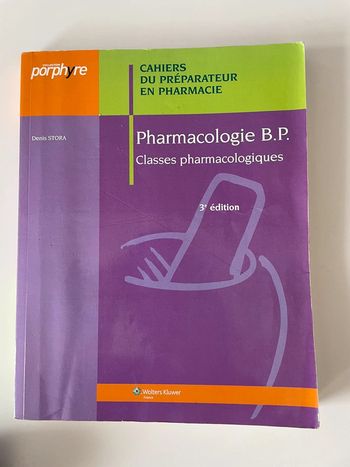 Livre pharmacologie BP