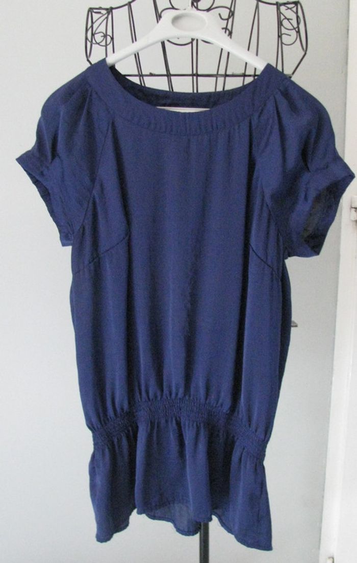 blouse bleu t42 - photo numéro 2