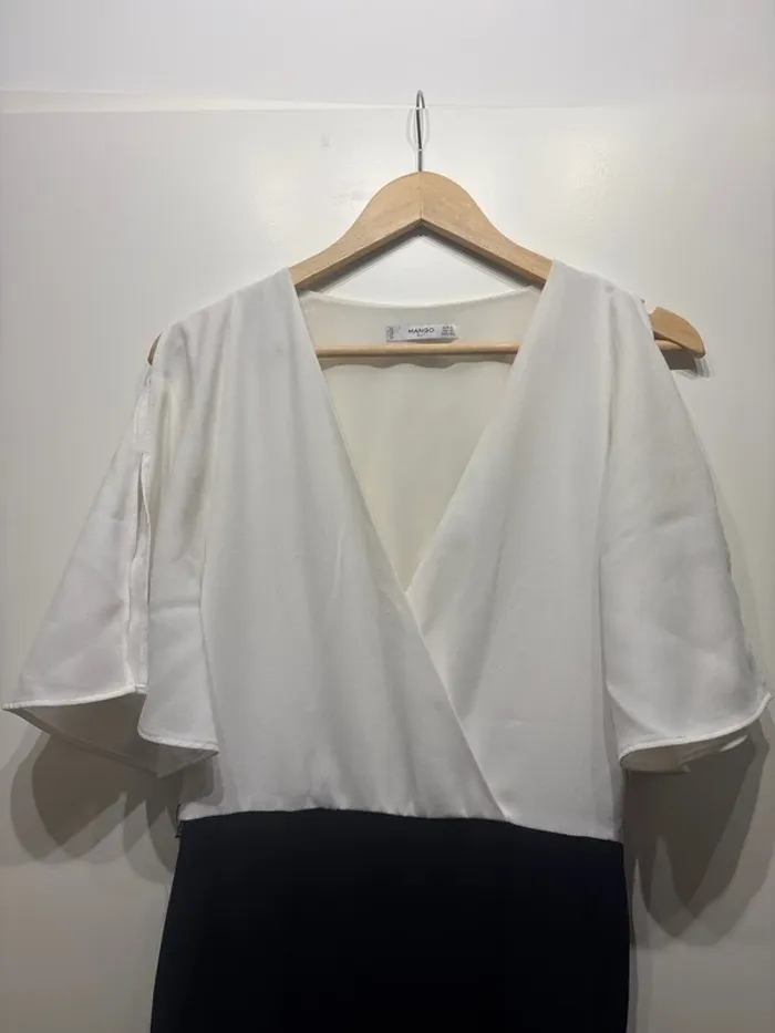 Combinaison noir et blanche mango - photo numéro 2