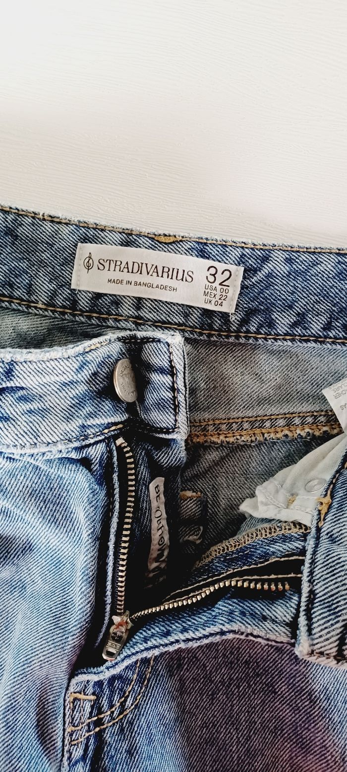 Pantalon jeans femme taille xxs stradivarius - photo numéro 4
