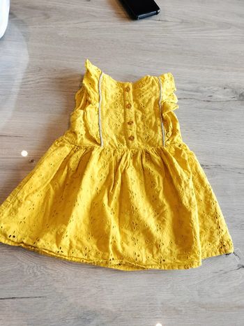 Robe jaune 12mois