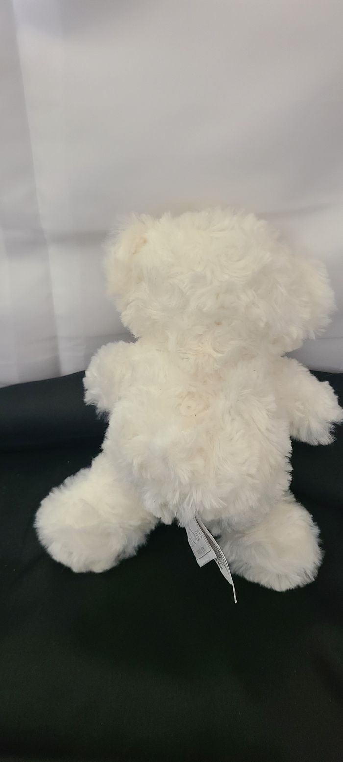 Peluche doudou ours blanc HISTOIRE D'OURS - photo numéro 2