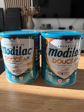 2 boîtes Modilac Doucéa 1er Âge