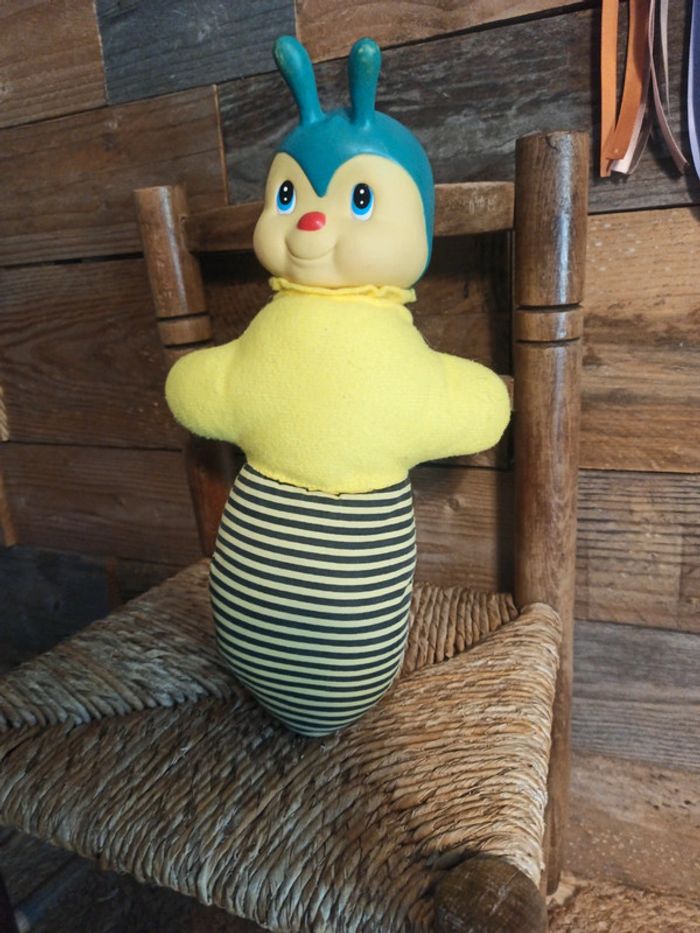 Peluche veilleuse luciole abeille vintage be - photo numéro 5