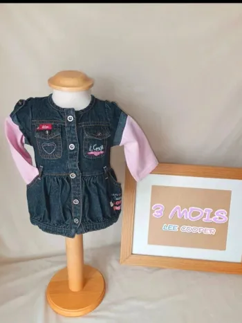 Jolie robe en jean Lee Cooper fille 3 mois