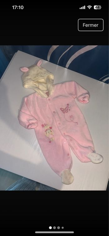 Pyjama doux 0/3 mois