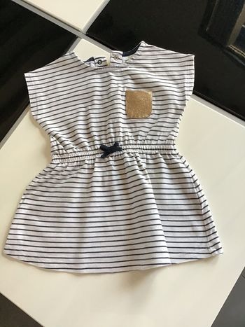 Robe rayée 12 mois