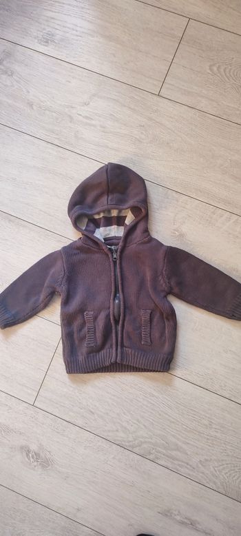 Gilet zippé 18 mois