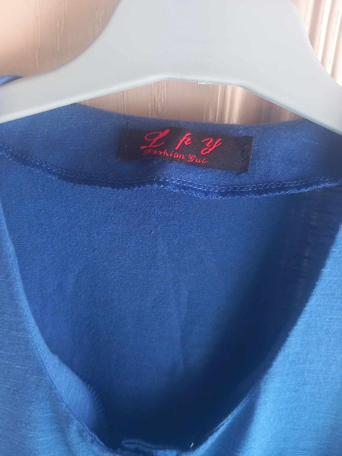 Chemisier sans manches bleu - photo numéro 5