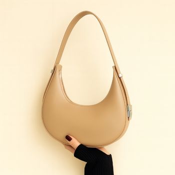 Petit sac smili cuir beige