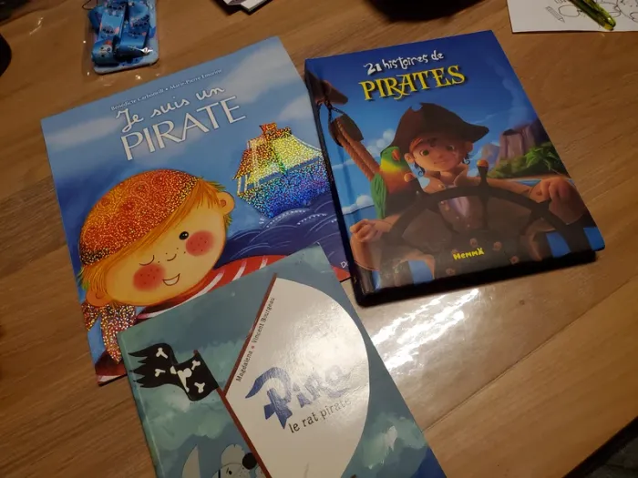 Lot de 3 livres thème Pirate enfant - photo numéro 2