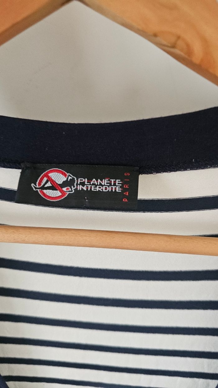 Gilet sans manches marinière taille 38 M - photo numéro 2