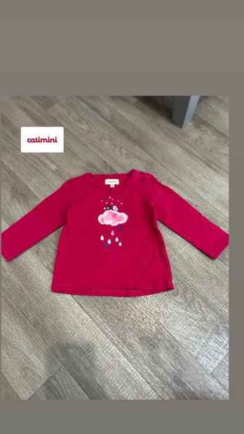 T-shirt ML Catimini taille 18 mois