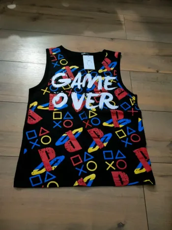 Débardeur homme noir taille S