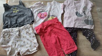 Lot 3 tenues filles été 18 mois