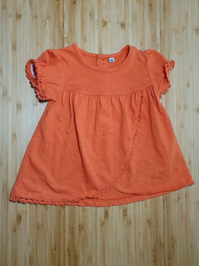 Blouse chemise haute t-shirt 6 mois