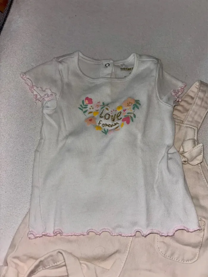 Ensemble d’été bébé fille taille 6mois - photo numéro 3