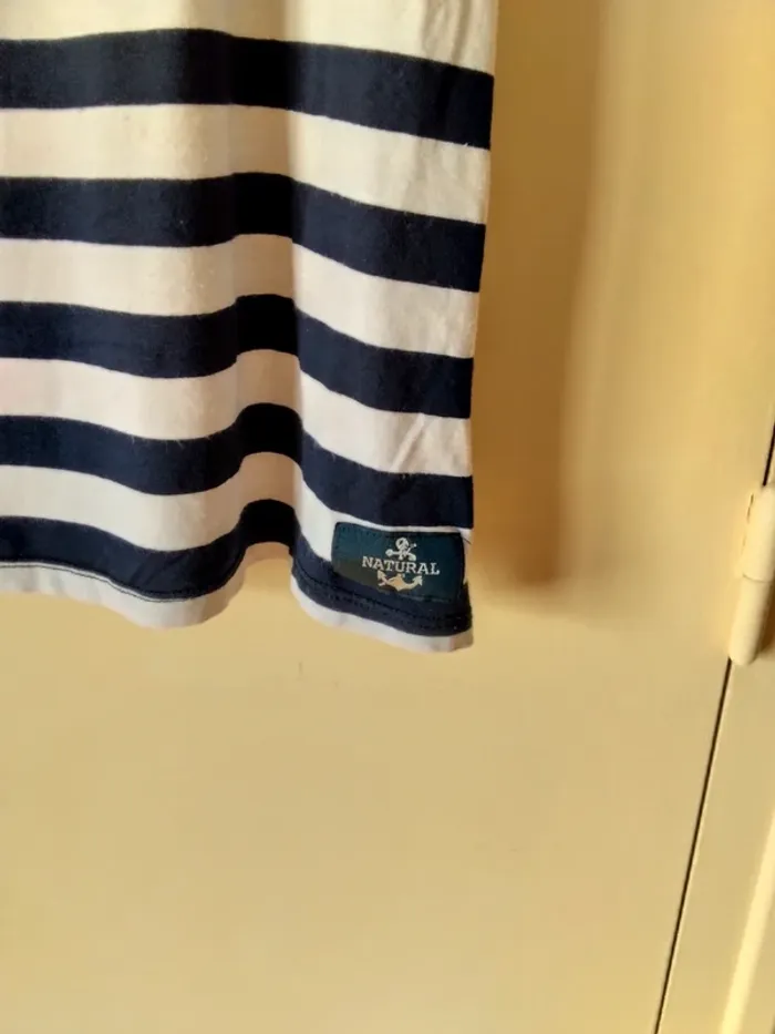 Marinière femme manches courte dos nu taille grand (A234) - photo numéro 2