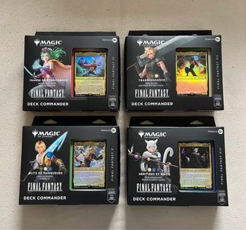 Art set deck commander Magic final fantasy FR