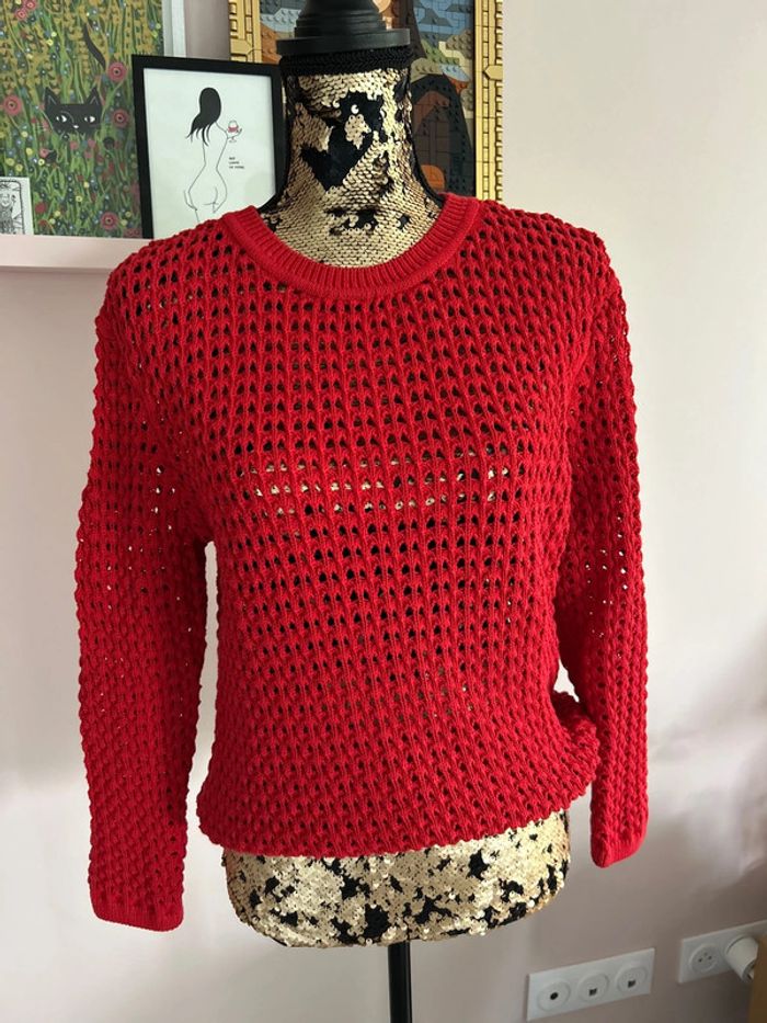 Pull rouge Claudie Pierlot