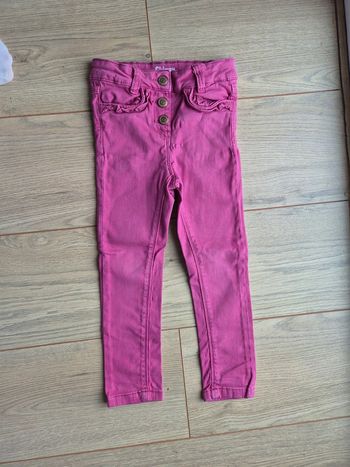 Pantalon rose fushia skinny TAO 4ans
