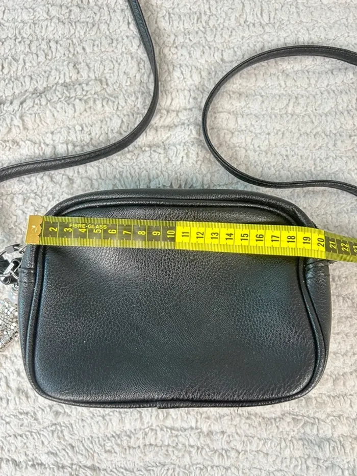 Sac bandoulière noir vintage Y2K - photo numéro 4