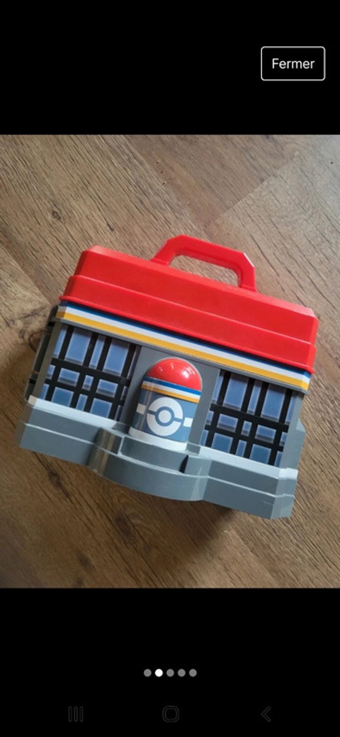 Arène de combat / boîte de rangement transportable pokemon - photo numéro 2